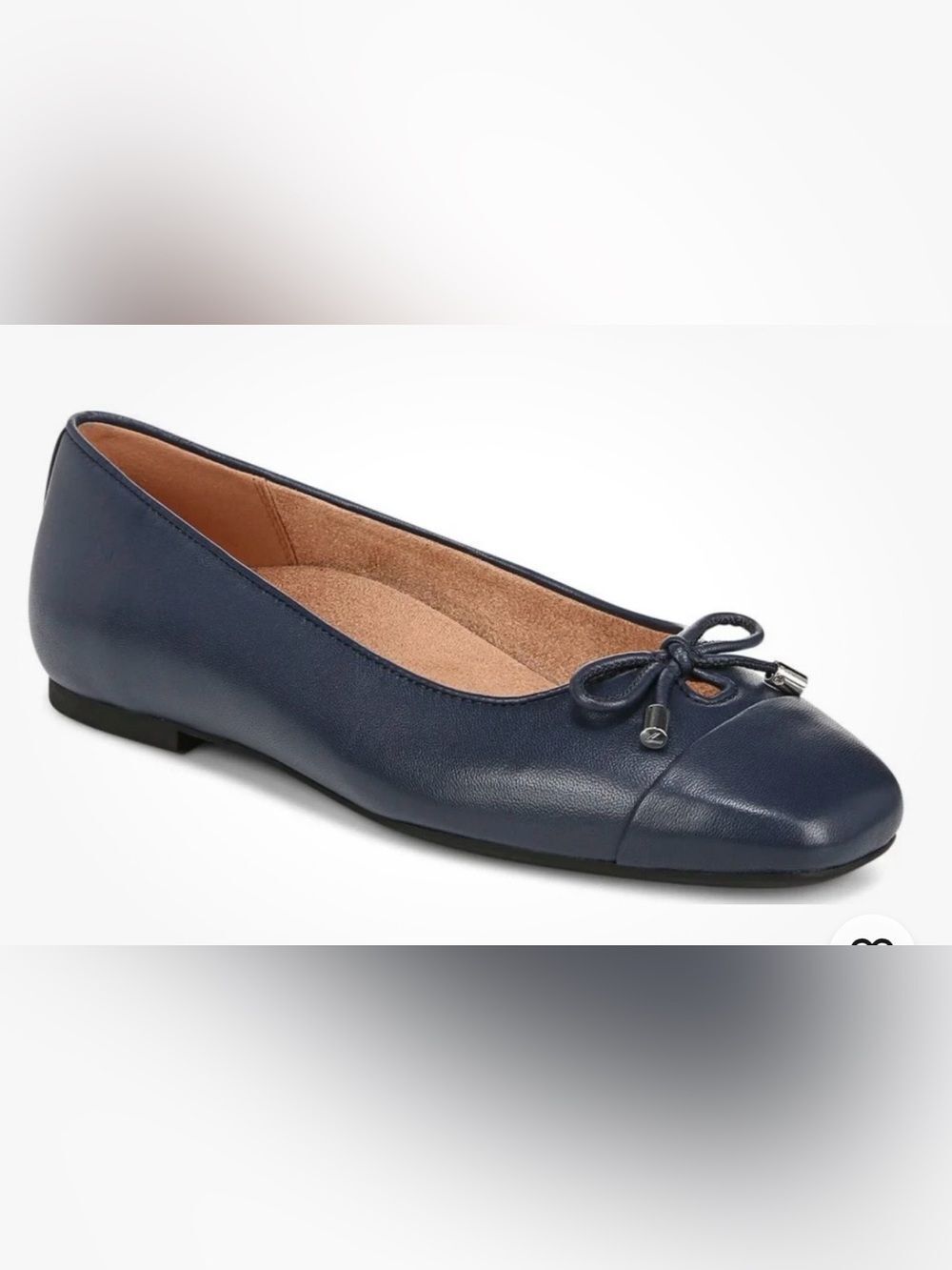 Vionic Klara - Women's Navy Ballet Flat 7